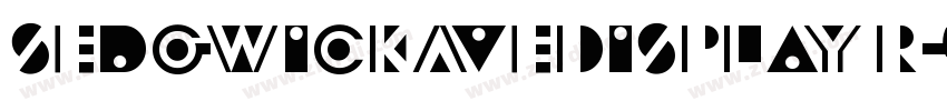 SedgwickAveDisplay R字体转换